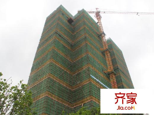 萝岗敏捷广场工程进度(2014-04)