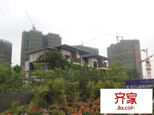 萝岗敏捷广场工程进度(2014-04)