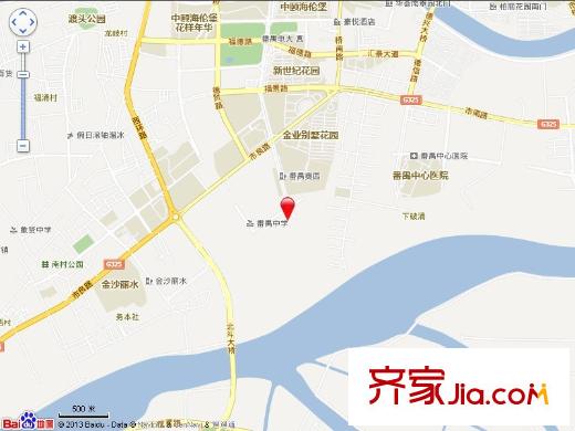 越秀・可逸江畔区位图