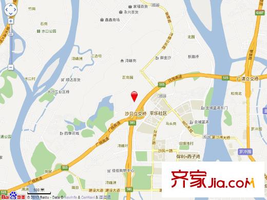 越秀星汇金沙区位图