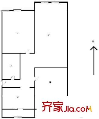 廣林園戶型圖戶型圖 2室1廳1衛(wèi)1廚
