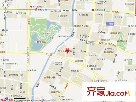 凱立天香家園交通圖