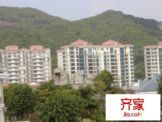 金碧御水山庄外景图