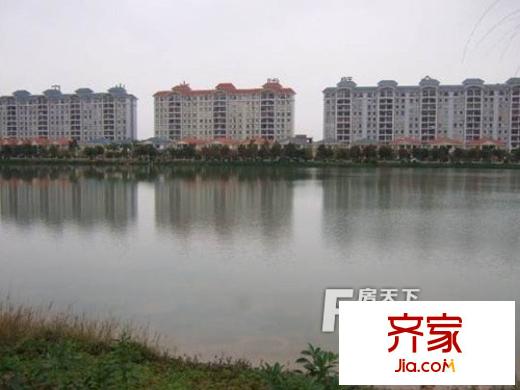 金碧御水山庄外景图