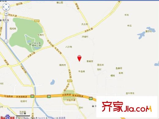 中海原山别墅交通图