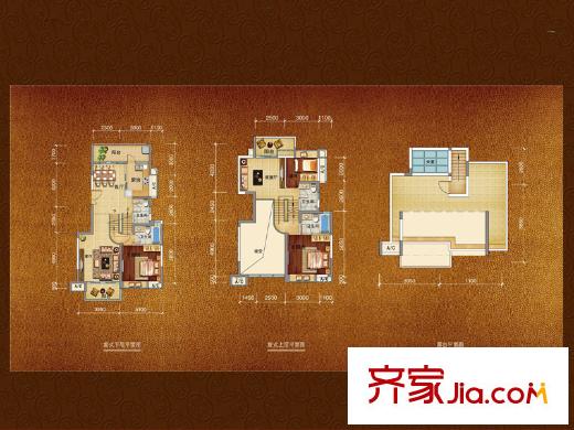 新世界嘉云府云澜单位 3室3厅4卫1厨