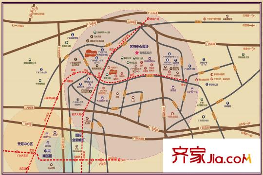 保利・罗兰国际区位图