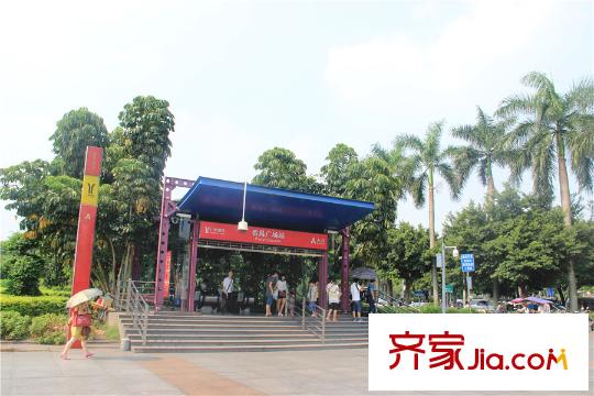 金融街・融穗澜湾步行约10分钟的地铁番禺广场站