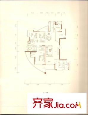 圣莫丽斯三期 0室 户型图