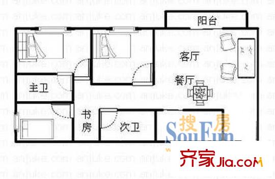 科苑花园36区 户型图11