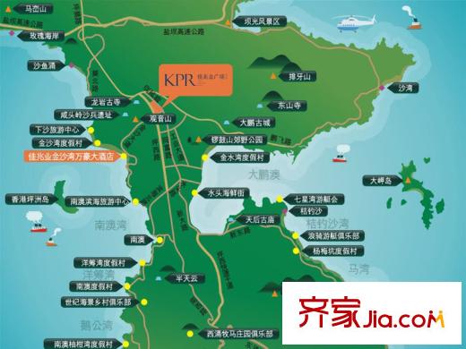 KPR佳兆业广场交通图