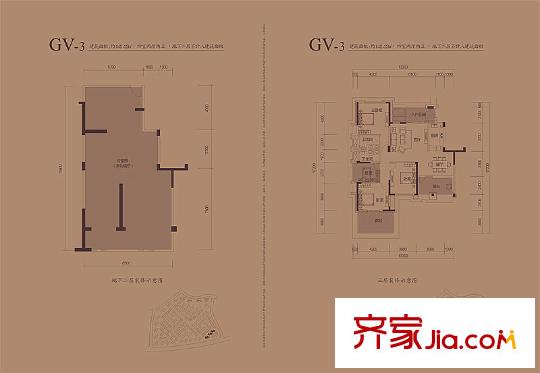 城建仁山智水花园GV-3洋房 4室2厅2卫1厨