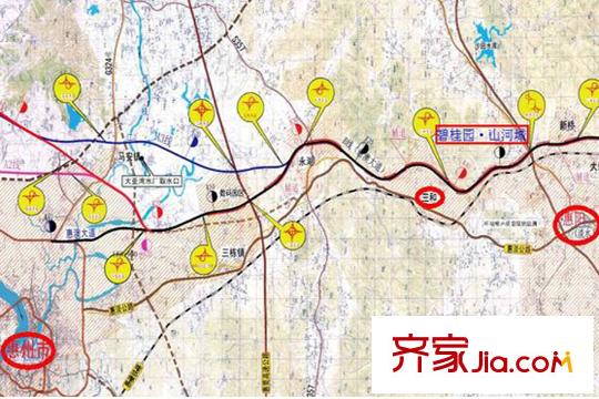 碧桂园山河城区位图