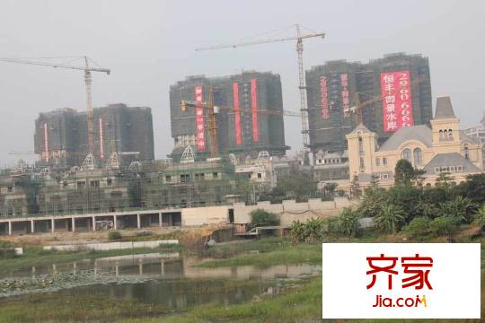 前海湖山壹号实景图(2012.10.23)