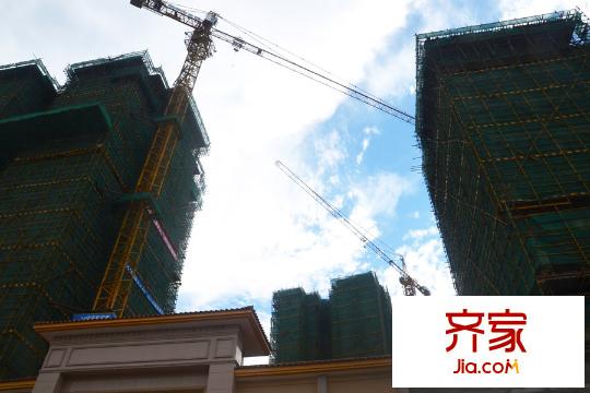 华隆・臻华花园项目外部施工进度(2015-6-6)