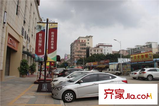 旺东国际广场项目对面街道