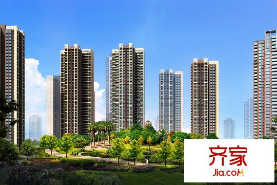 万科公园6号楼栋外景效果图