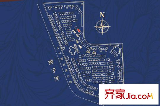 佳兆业・碧海云天C户型户型分布 4室2厅2卫1厨