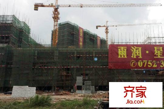 雨润・星雨华府楼栋施工进度图(2015-3-18)