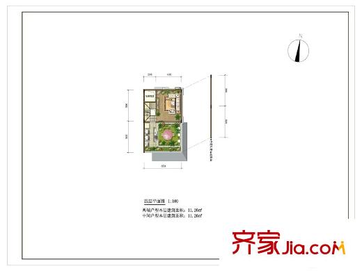珠江・观澜御景31幢4号楼178平方米高拓果岭美墅四层 6室4厅2卫1厨