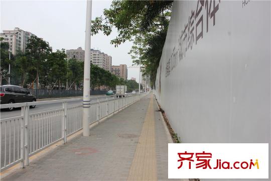 宏发前城周边道路