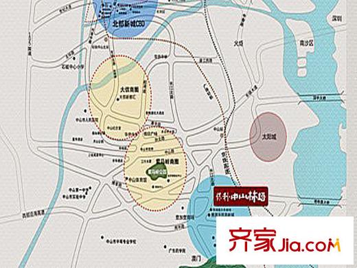 保利林语交通图