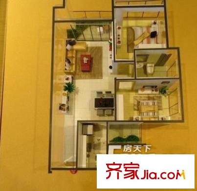 海悦湾 2室户型图
