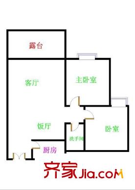 锦绣花园(宝安) 2室 户型图