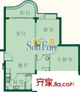 锦绣和山(倚山别苑) 户型图