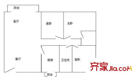 深圳 宝佳苑 户型图6