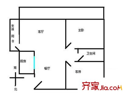 深圳 万科第五园叠院 户型图2