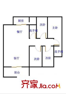 深圳 馨园二期 户型图6