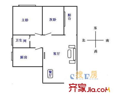 深圳 景山花园 户型图7