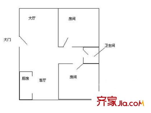 深圳 腾昌花园 户型图1