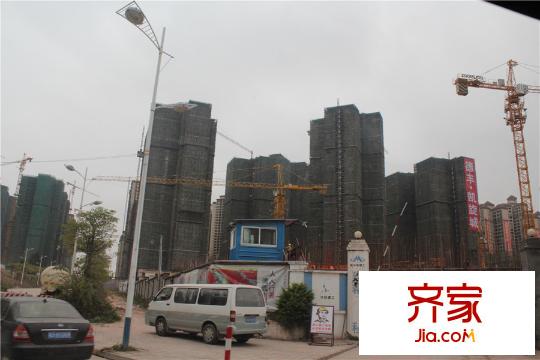 德丰凯旋城项目4期工程进度20150128