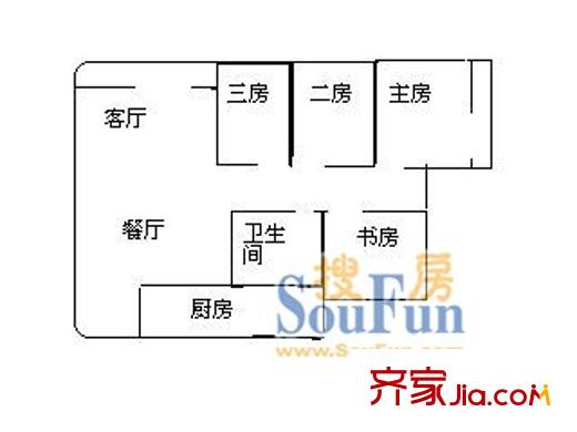 深圳 荔园阁二期 户型图7