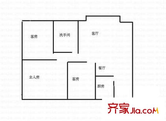 深圳 宝华花园 户型图5
