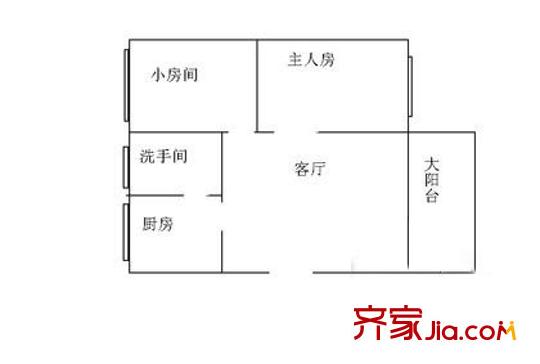 深圳 宝华花园 户型图1