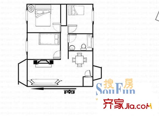 招北小区 户型图7