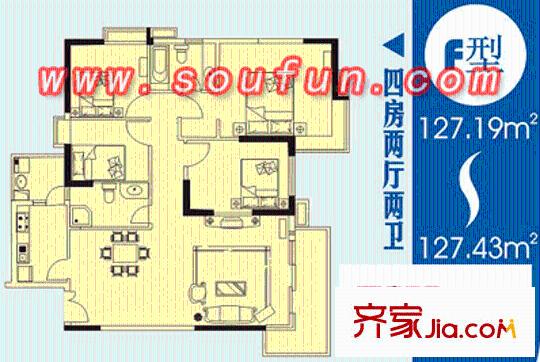 深圳里仁府户型图7