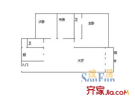 深圳 翠湖花园 户型图12