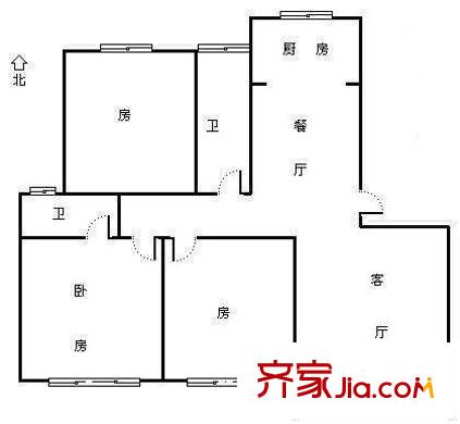 洪浪一村 户型图2
