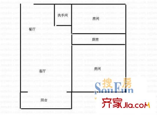 深圳 圆龙园 户型图2