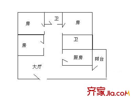 深圳 安源居 户型图3