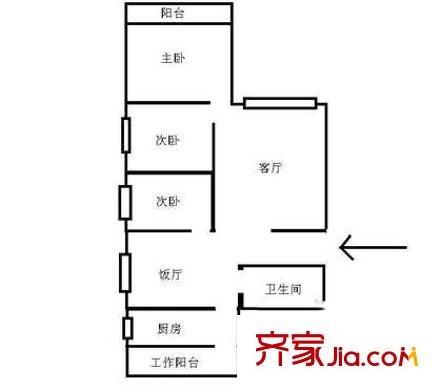 深圳 安源居 户型图4