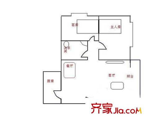 深圳 康达尔花园三期 户型图2
