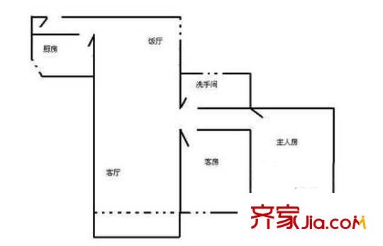 深圳 康达尔花园三期 户型图1