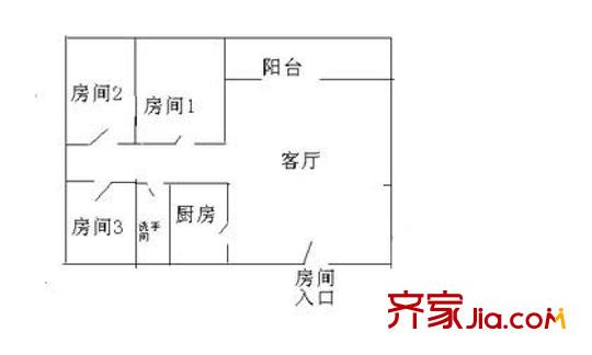 深圳 华新村 户型图2