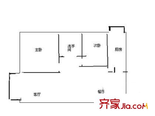 深圳 金叶茗苑 户型图2
