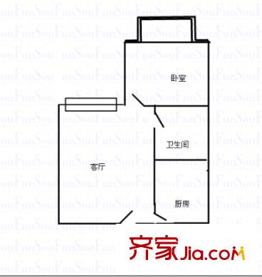 玉岭花园 6室 户型图